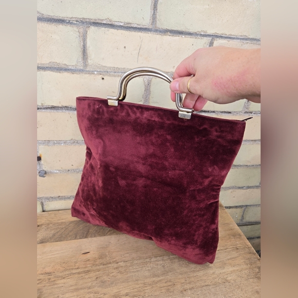 Vintage Handbags - Vintage Velvet Handbag